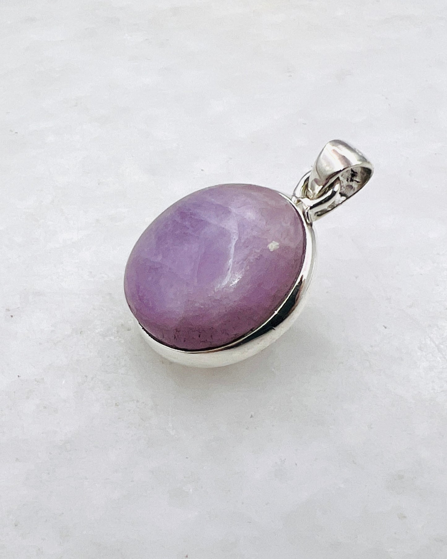 Kunzit in 925er Silber