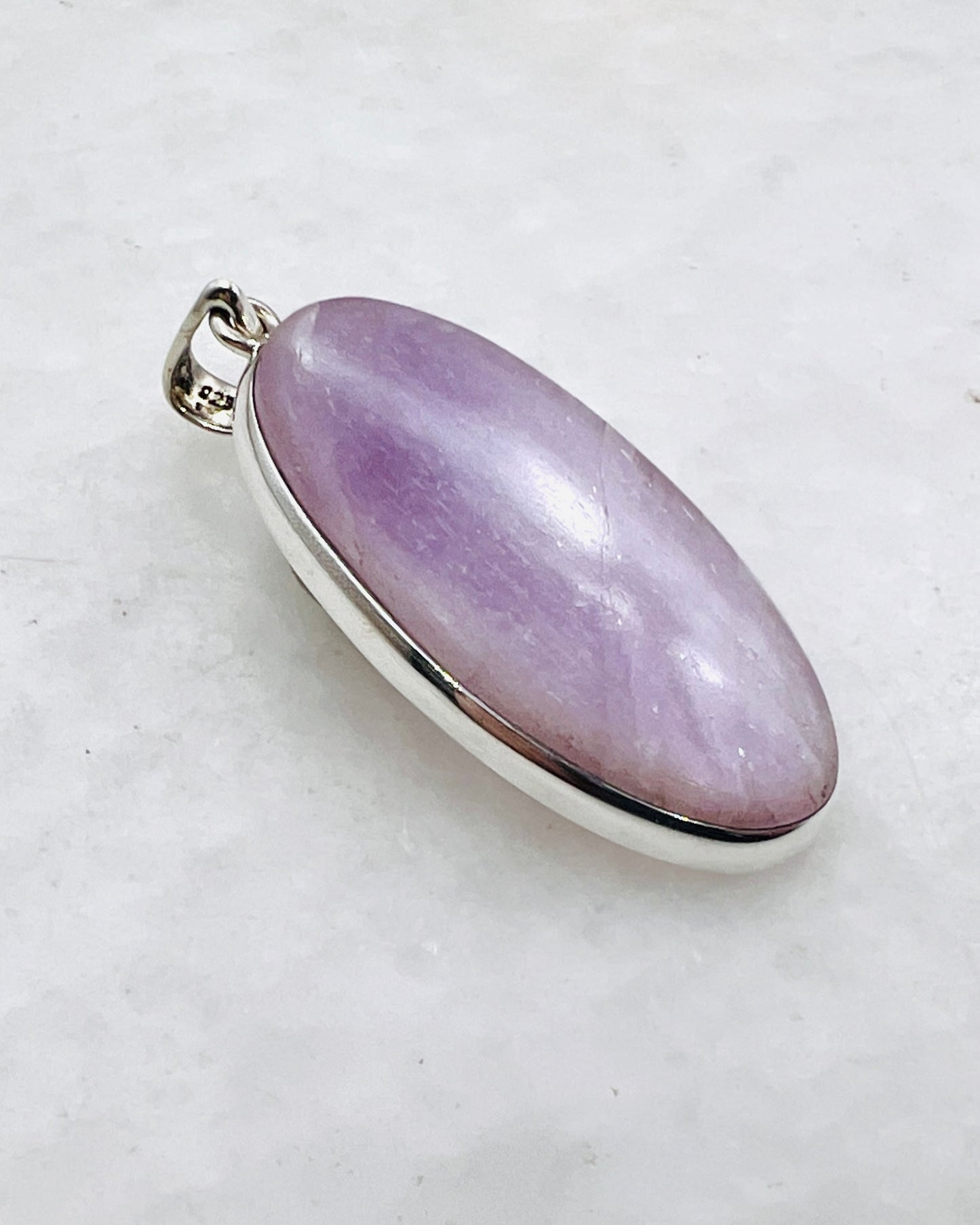 Kunzit in 925er Silber