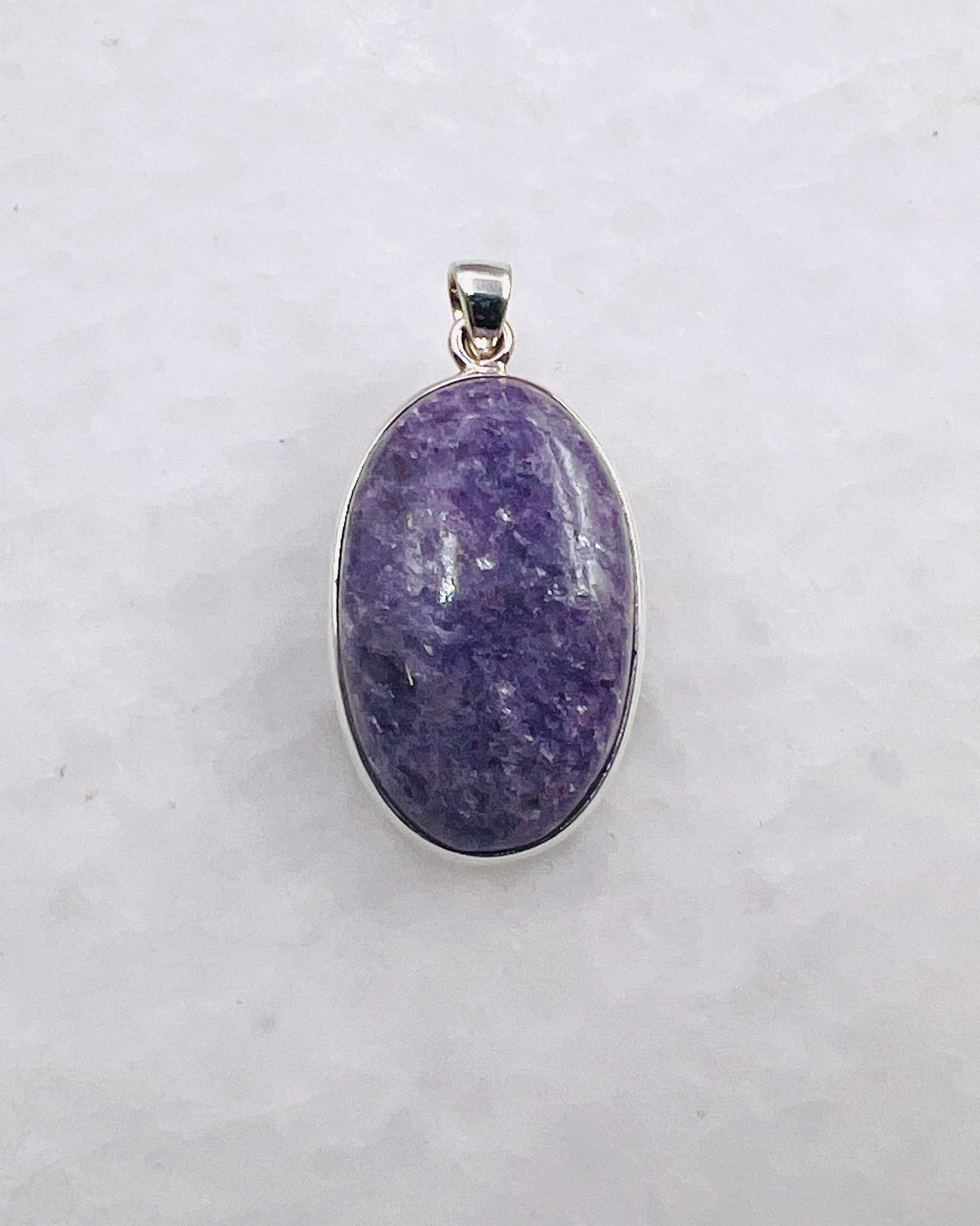 Lepidolith in 0,925 Silber