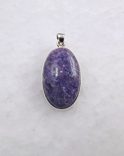 Lepidolith in 0,925 Silber