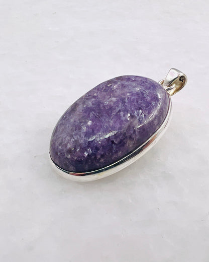 Lepidolith in 0,925 Silber