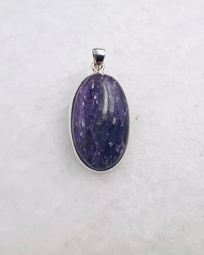 Lépidolite en argent 0,925