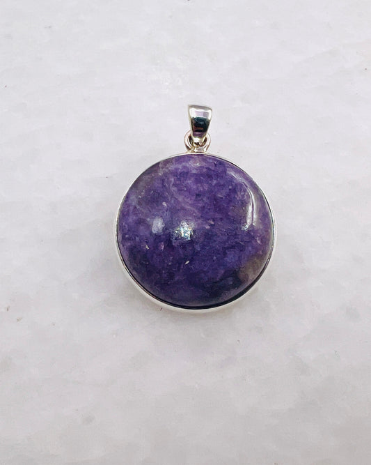 Lepidolith in 0,925 Silber