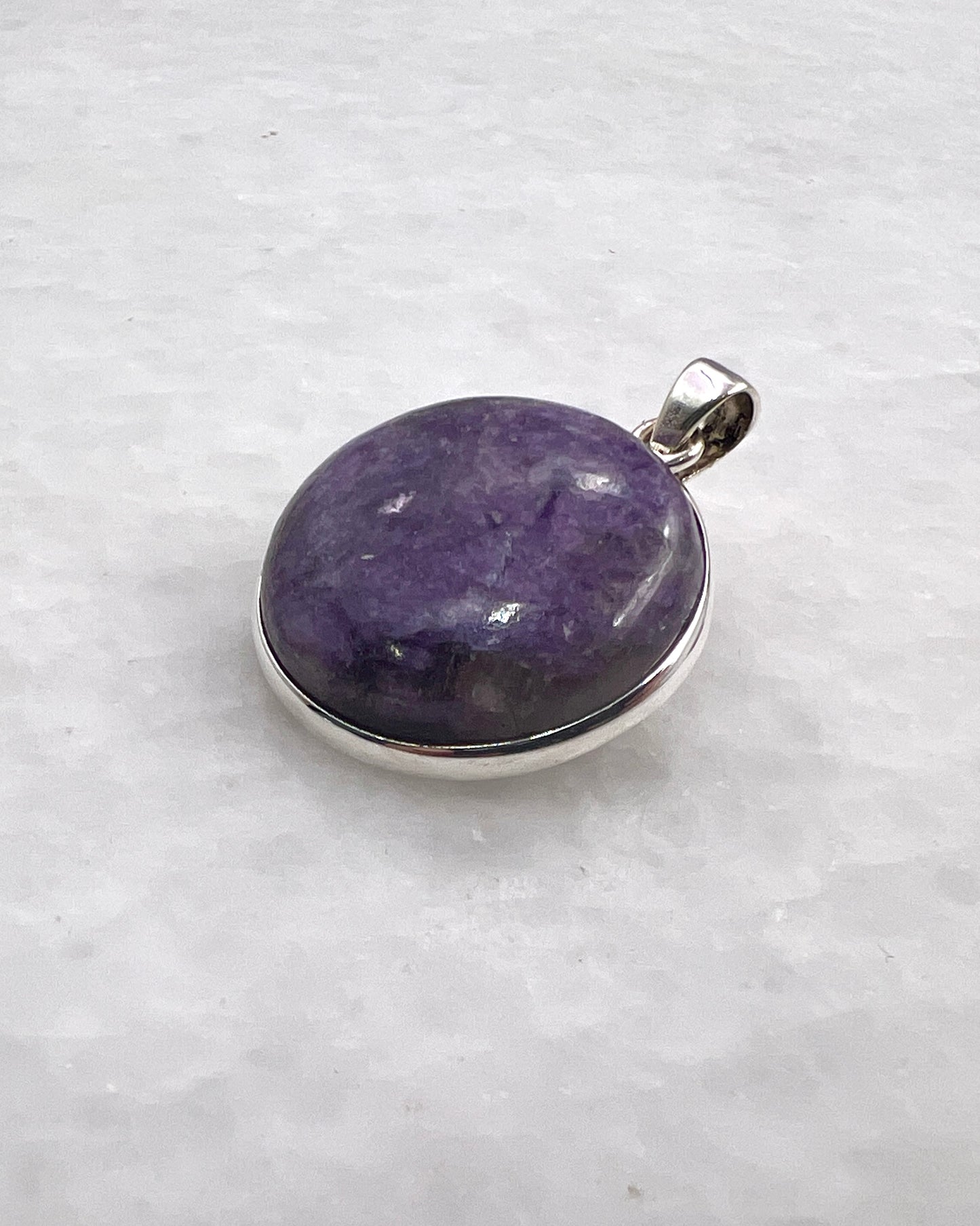 Lepidolith in 0,925 Silber