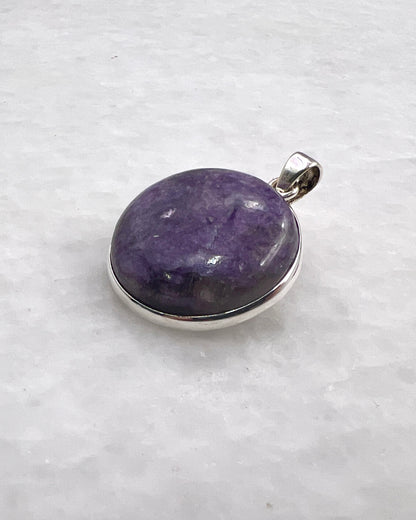 Lepidolith in 0,925 Silber