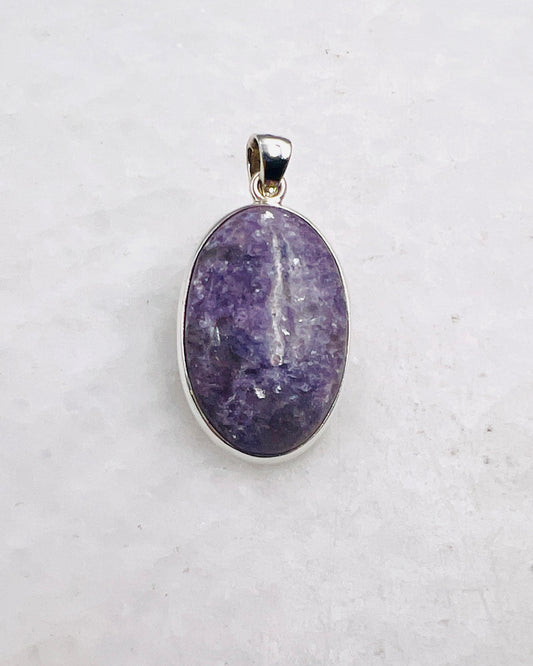 Lepidolith in 0,925 Silber