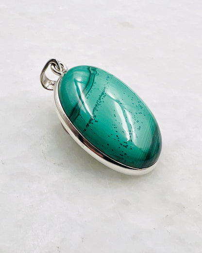 Malachit in 925er Silber