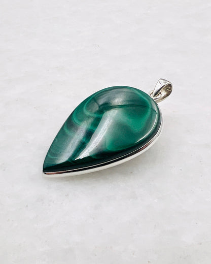 Malachit in 925er Silber