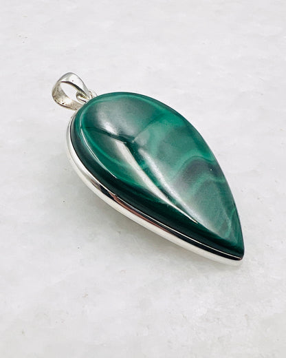 Malachit in 925er Silber