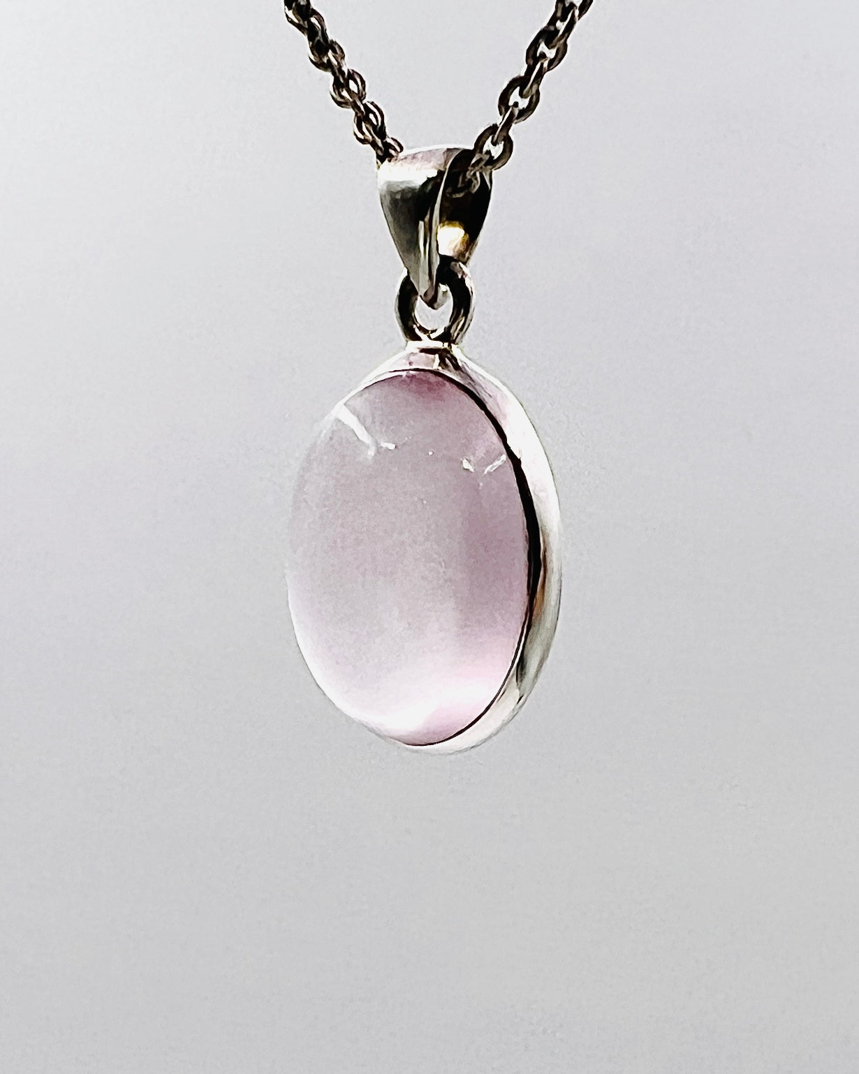 Rose Quartz in 0.925 Silver