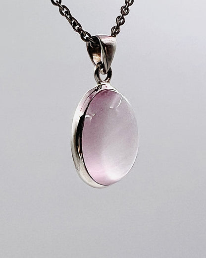 Rose Quartz in 0.925 Silver