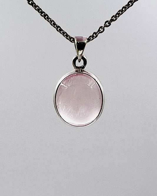 Rose Quartz in 0.925 Silver