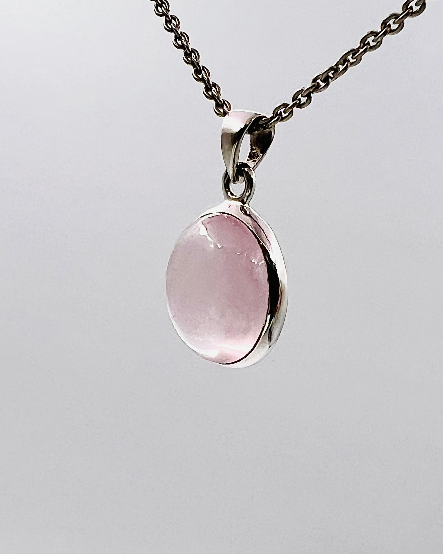 Rose Quartz in 0.925 Silver