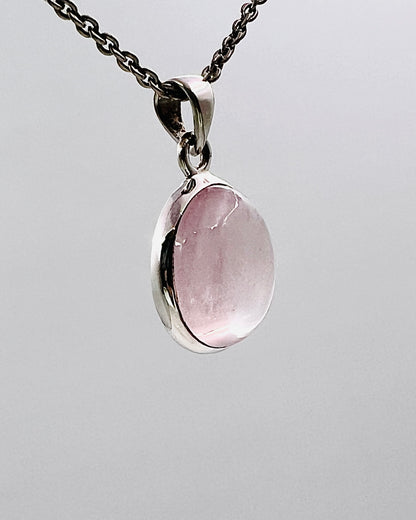 Rose Quartz in 0.925 Silver