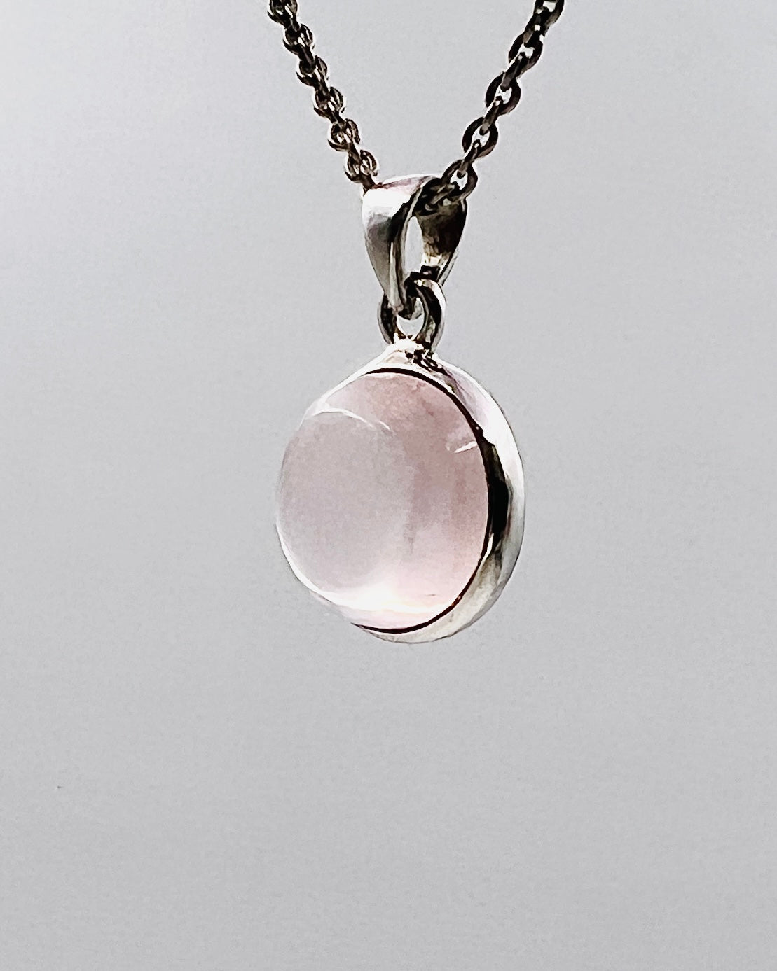 Rose Quartz in 0.925 Silver