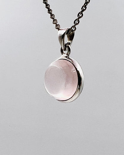 Rose Quartz in 0.925 Silver