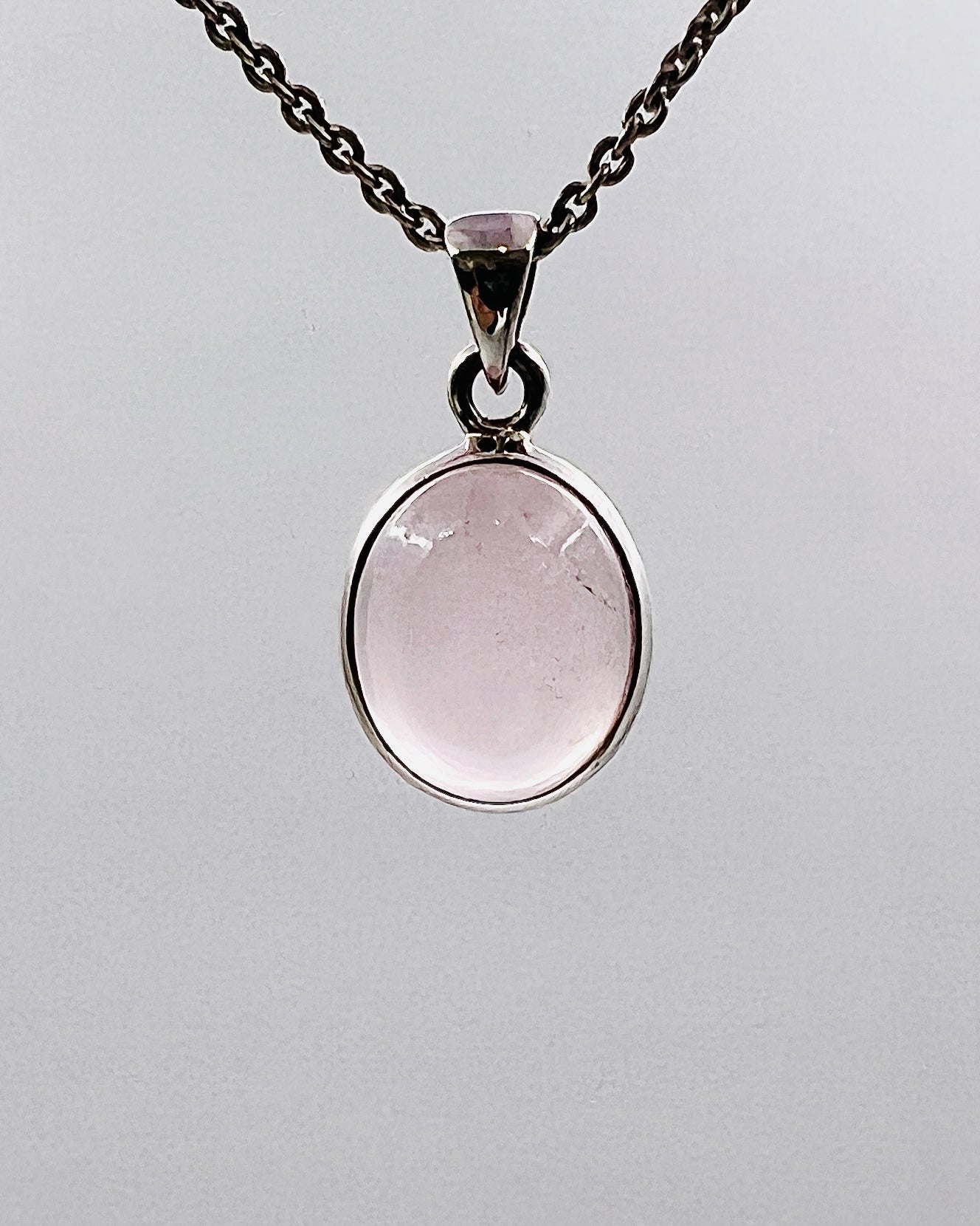 Rose Quartz in 0.925 Silver
