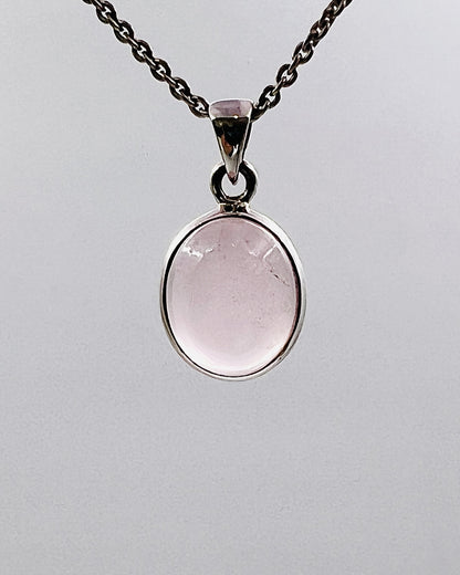 Rose Quartz in 0.925 Silver