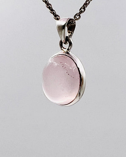 Rose Quartz in 0.925 Silver