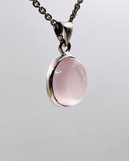 Rose Quartz in 0.925 Silver