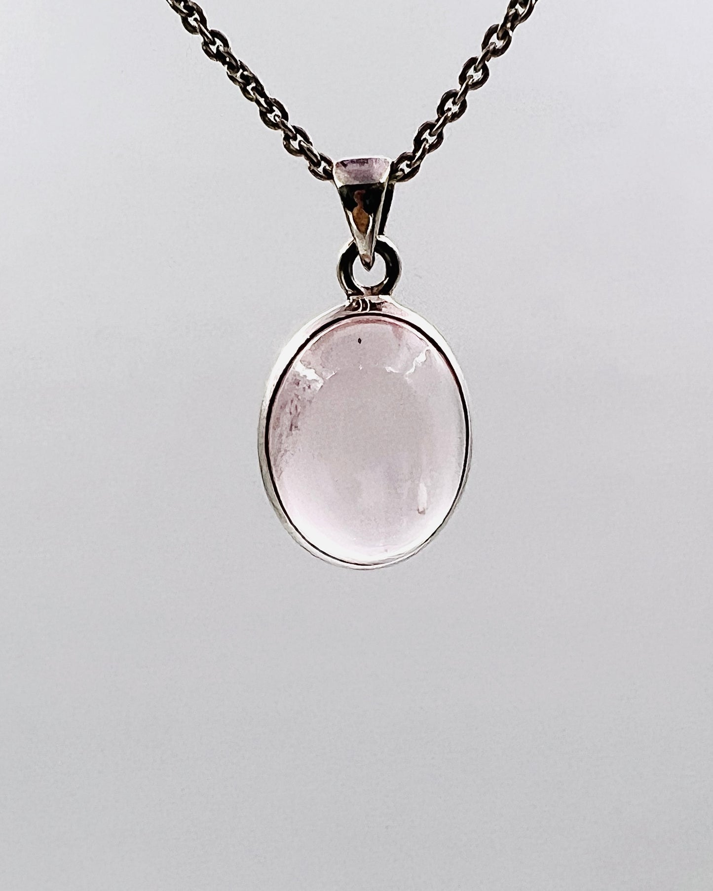 Rose Quartz in 0.925 Silver