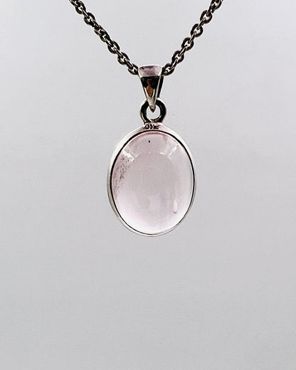 Rose Quartz in 0.925 Silver