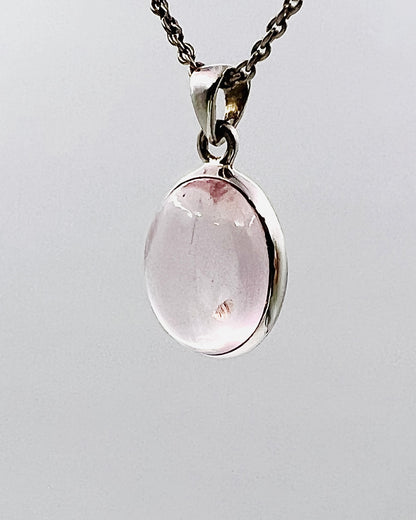 Rose Quartz in 0.925 Silver