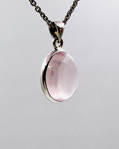 Rose Quartz in 0.925 Silver