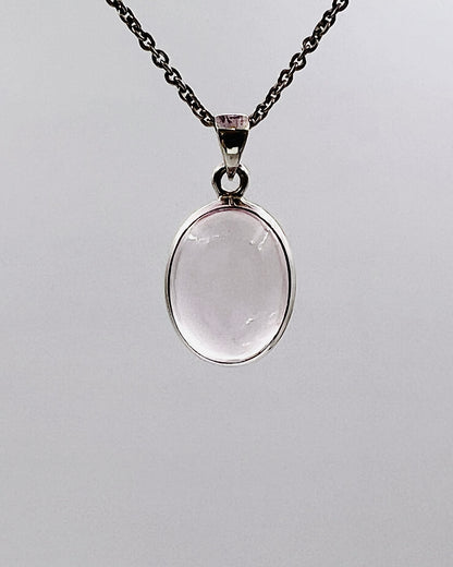 Rose Quartz in 0.925 Silver