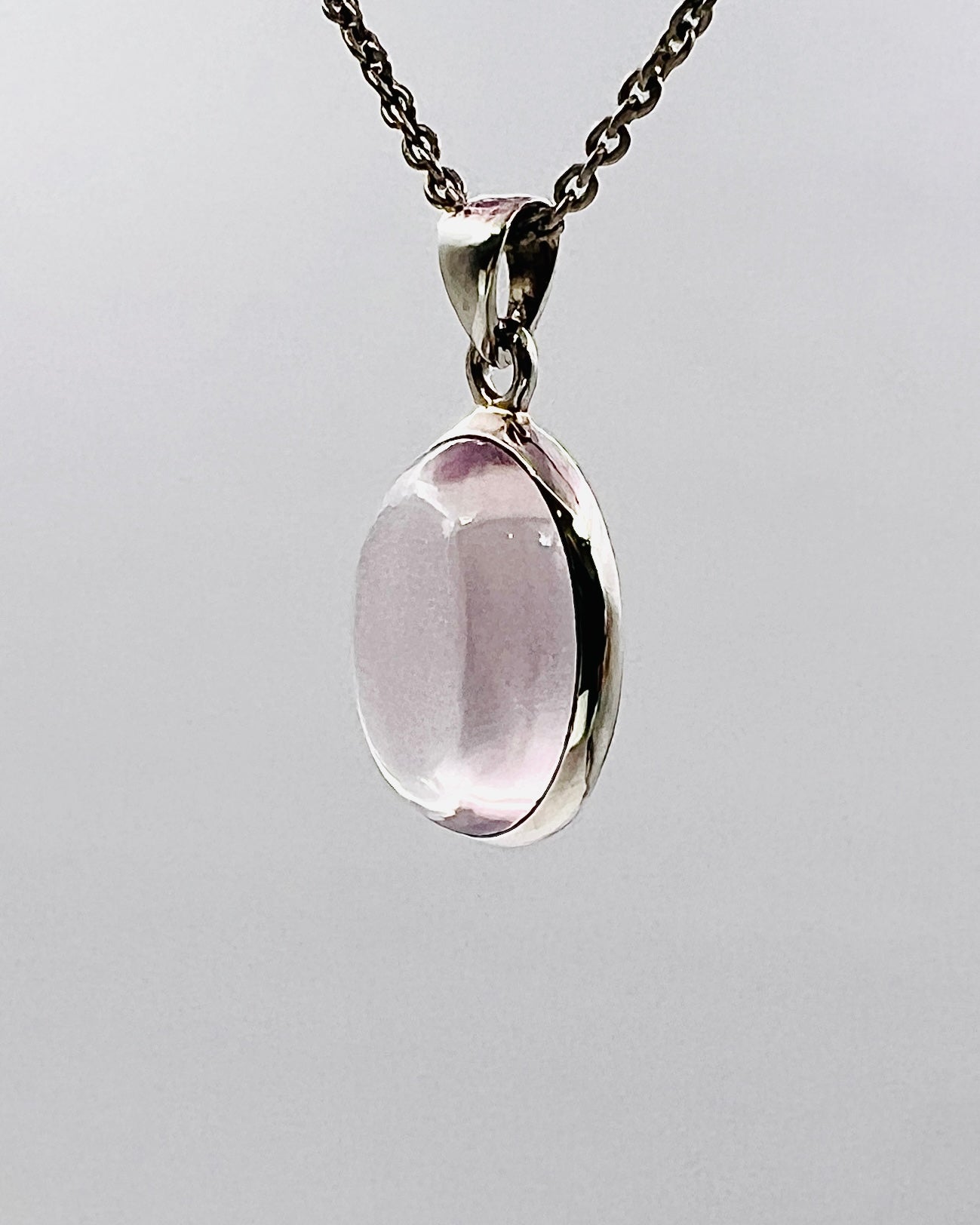 Rose Quartz in 0.925 Silver