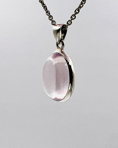 Rose Quartz in 0.925 Silver