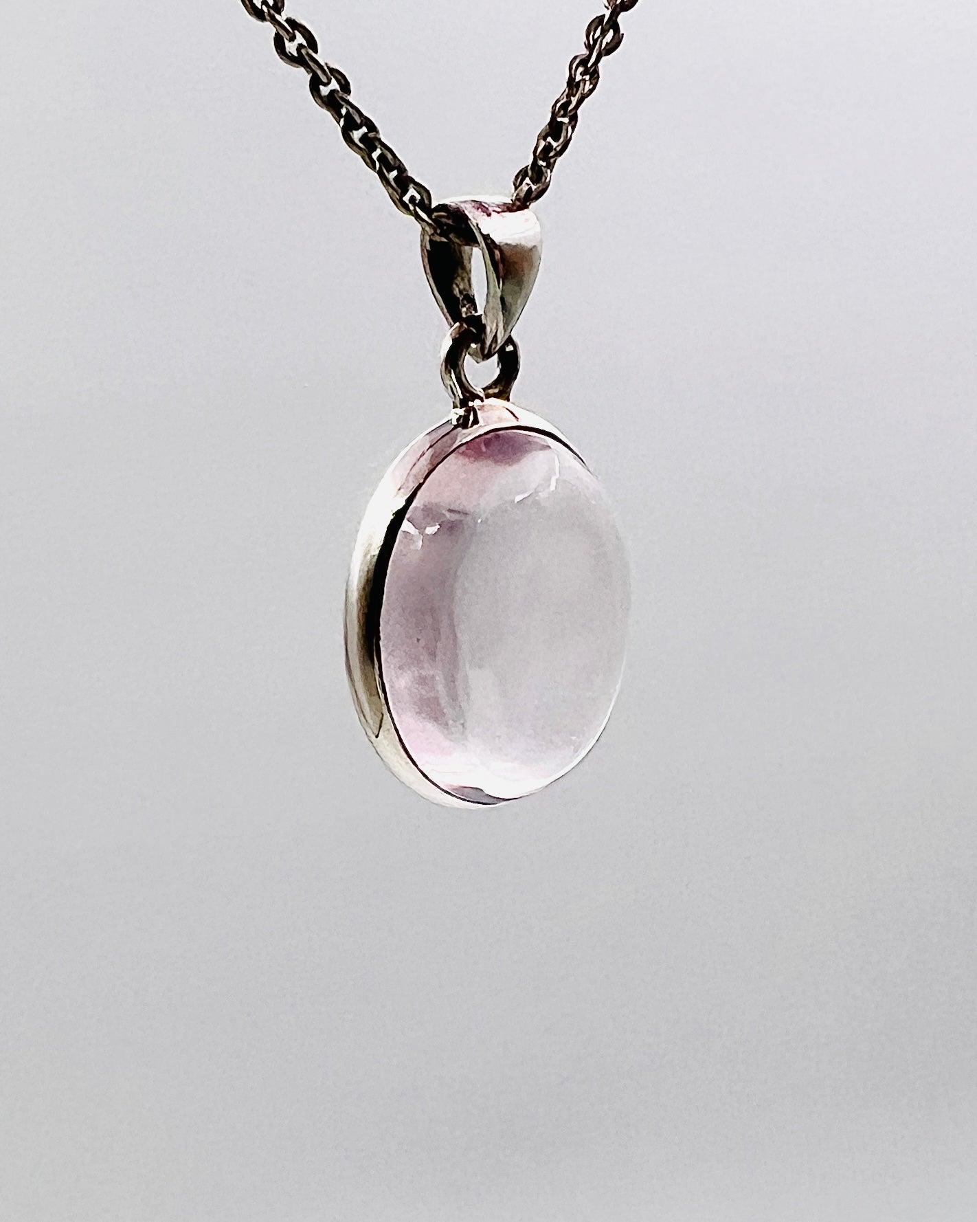 Rose Quartz in 0.925 Silver