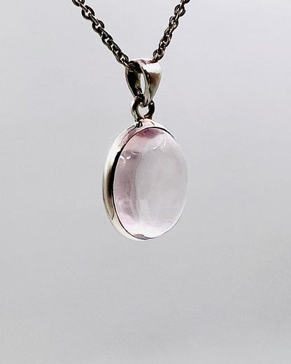 Rose Quartz in 0.925 Silver