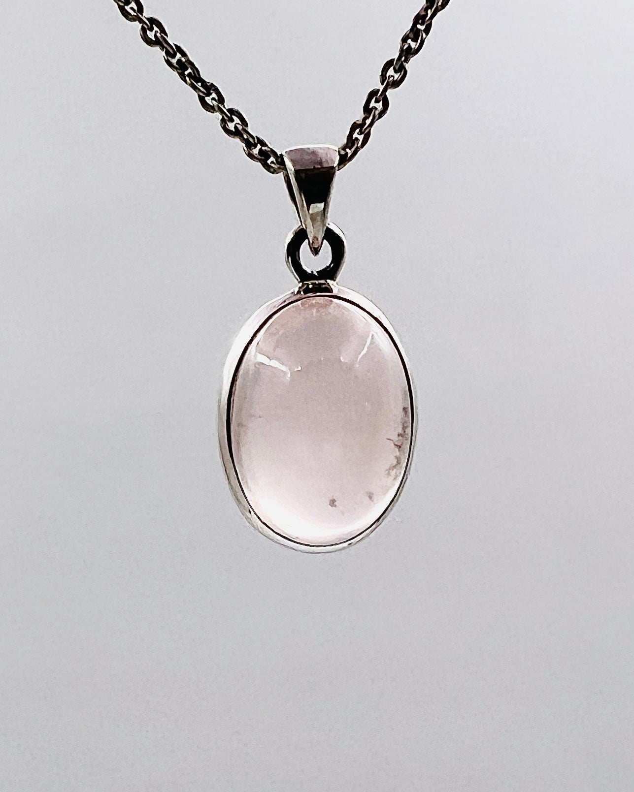 Rose Quartz in 0.925 Silver