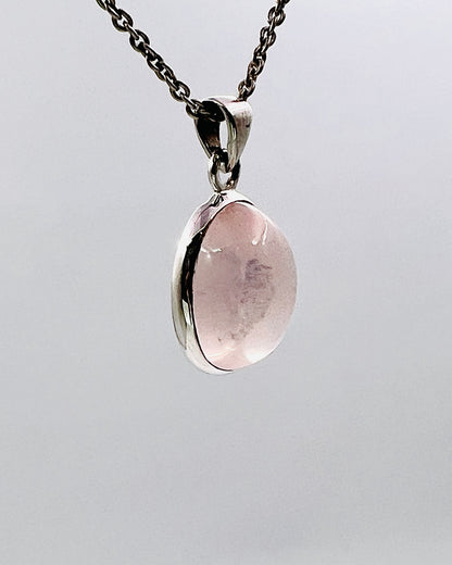 Rose Quartz in 0.925 Silver