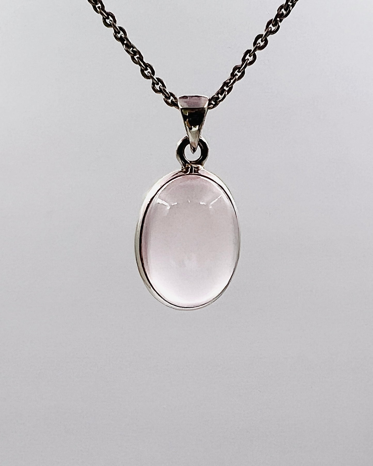 Rose Quartz in 0.925 Silver