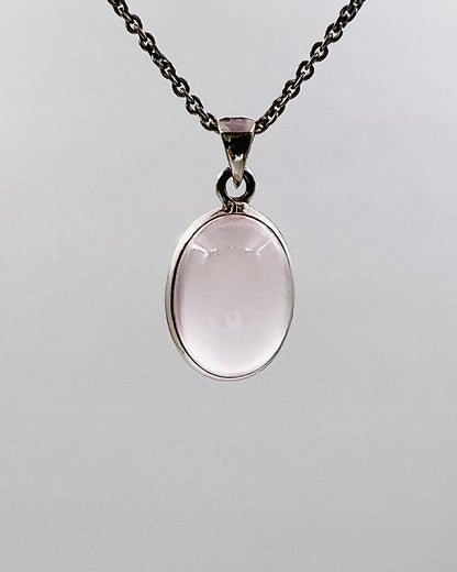 Rose Quartz in 0.925 Silver