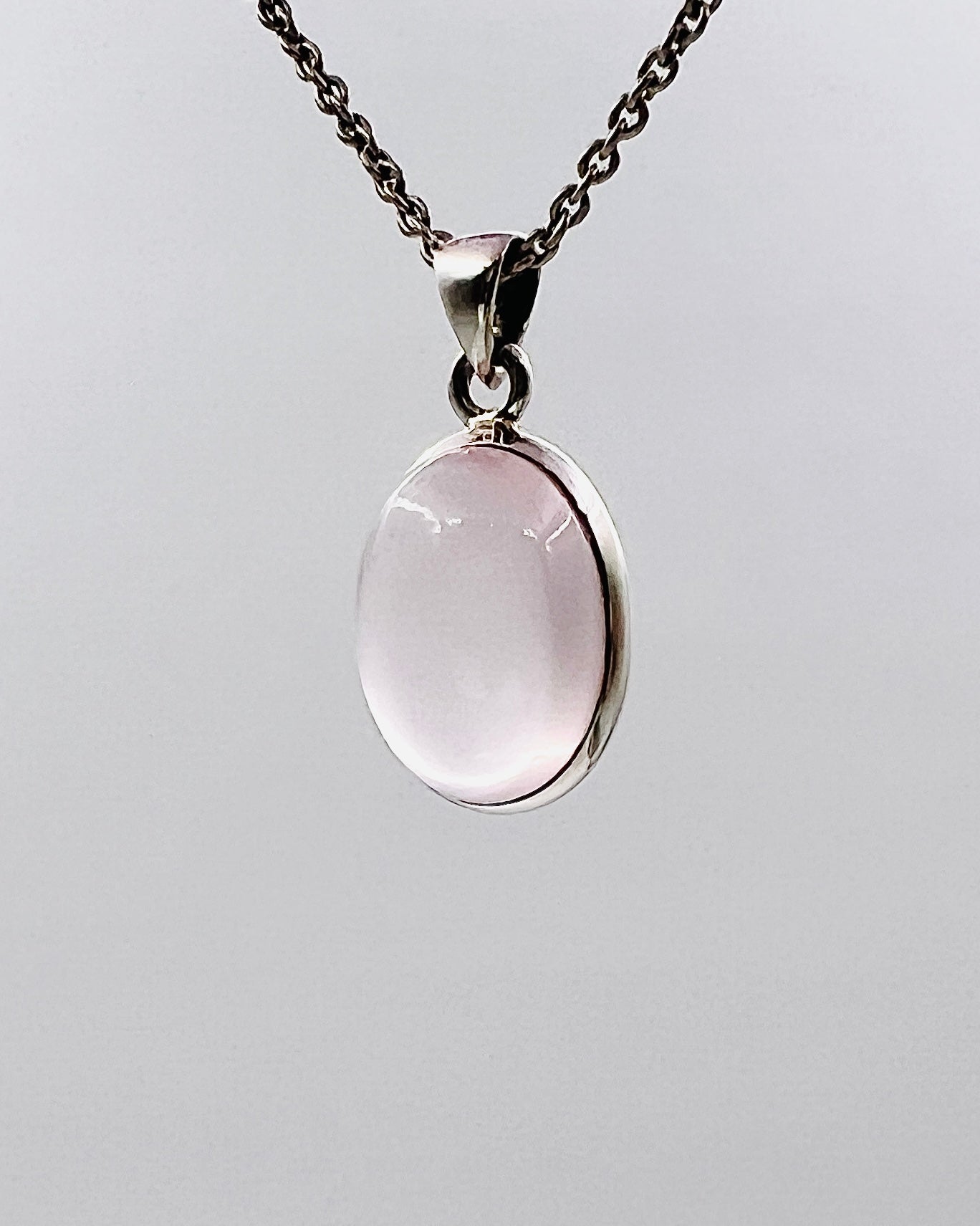 Rose Quartz in 0.925 Silver