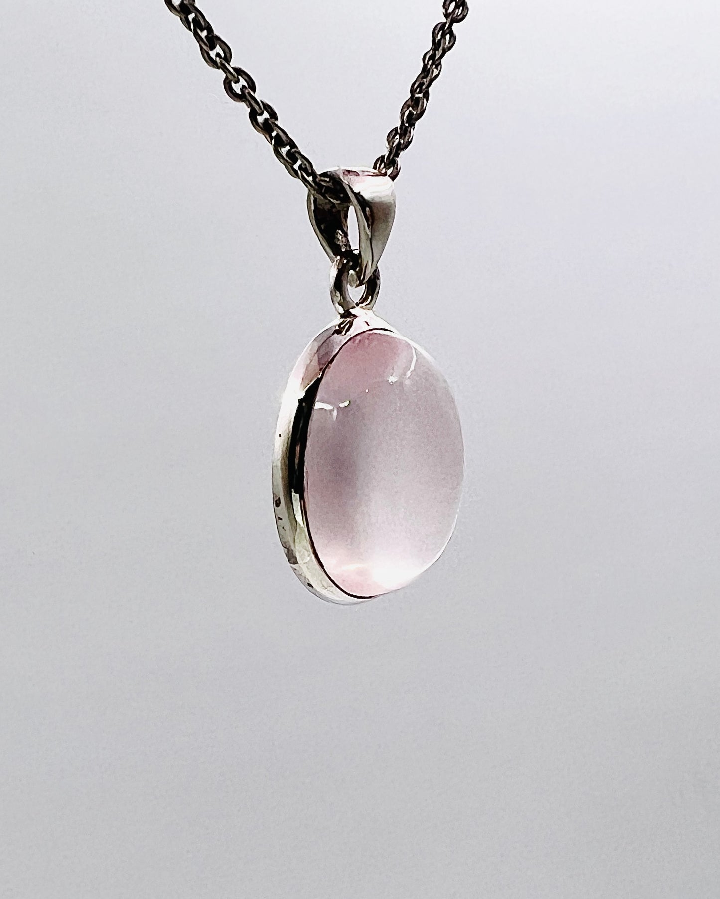 Rose Quartz in 0.925 Silver