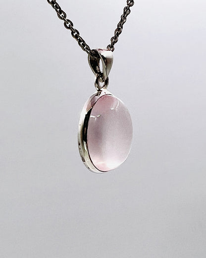 Rose Quartz in 0.925 Silver