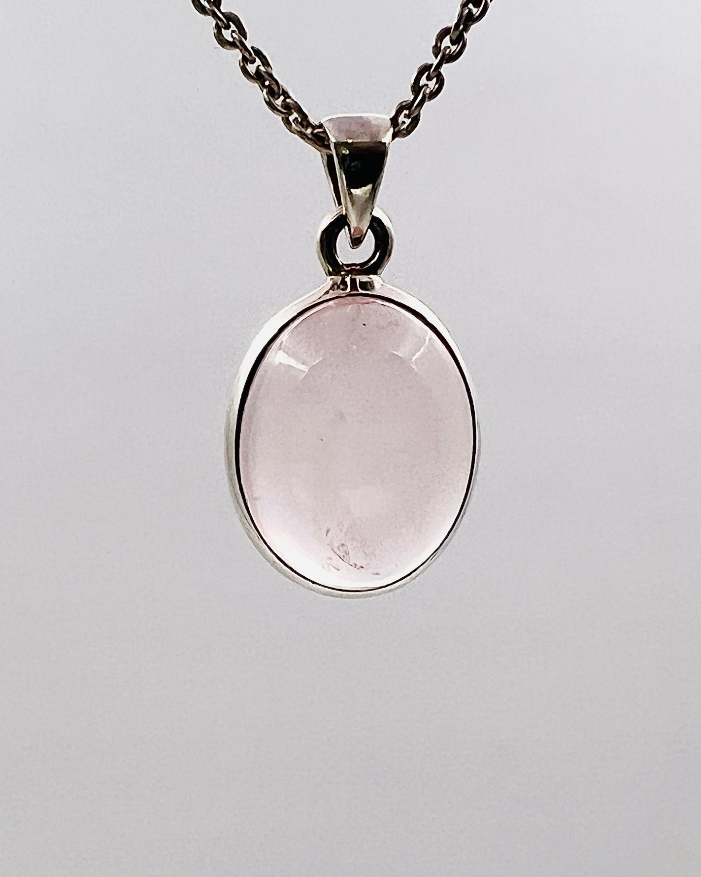 Rose Quartz in 0.925 Silver