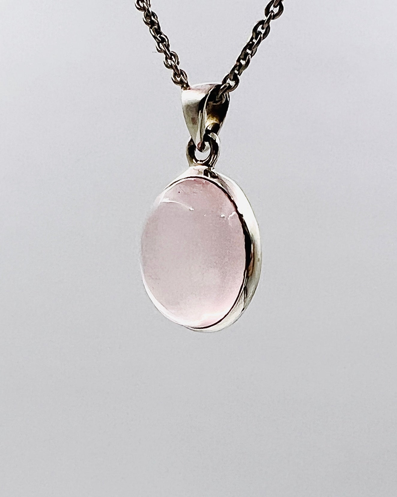 Rose Quartz in 0.925 Silver