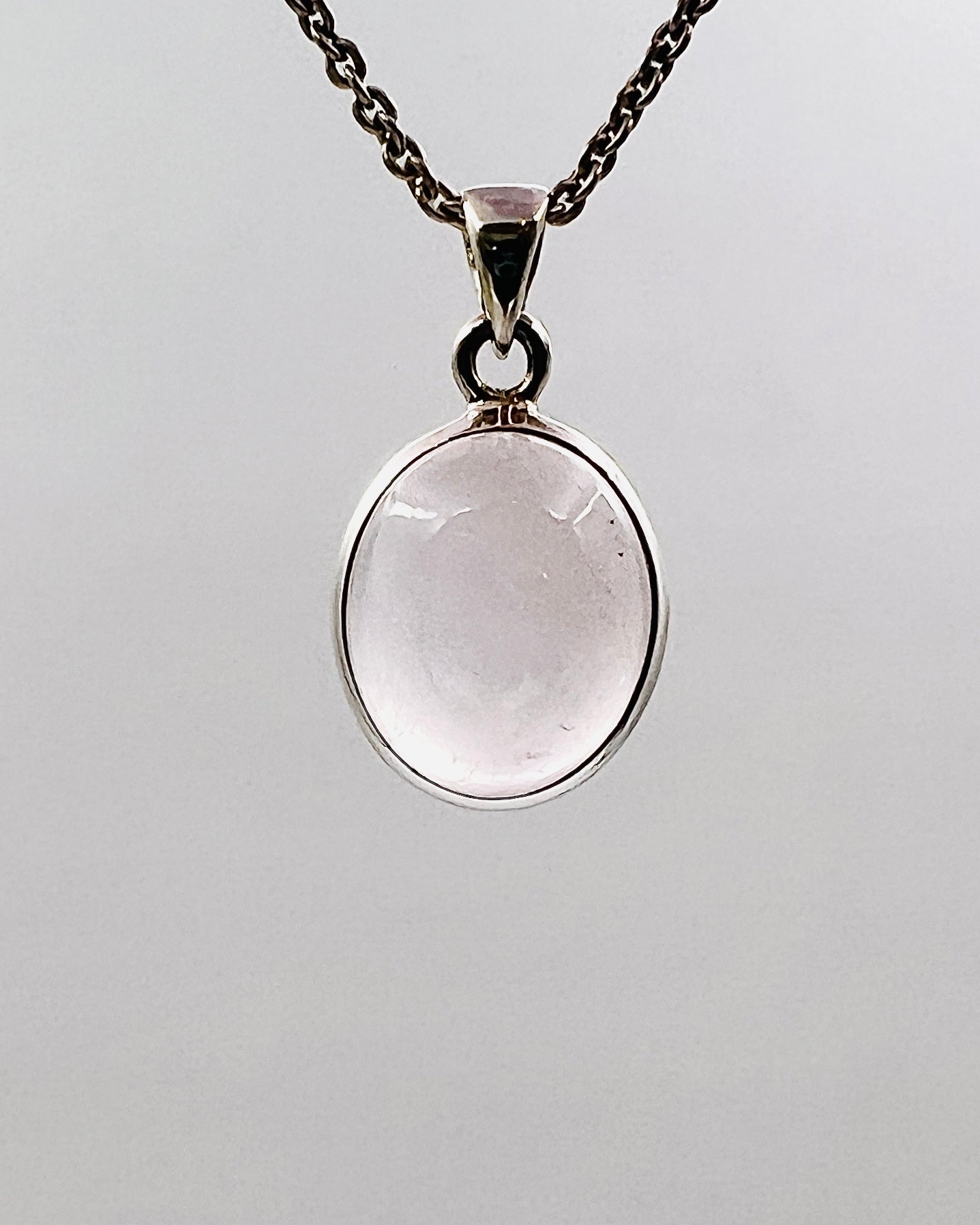 Rose Quartz in 0.925 Silver