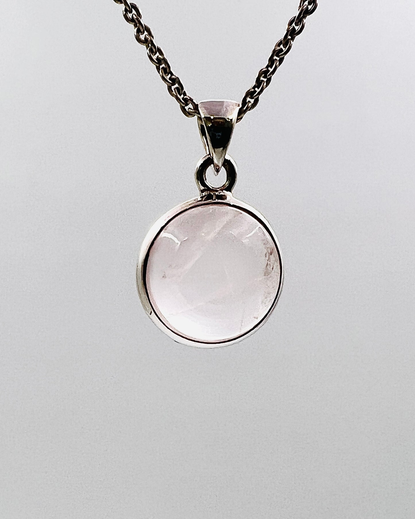 Rose Quartz in 0.925 Silver