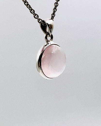 Rose Quartz in 0.925 Silver