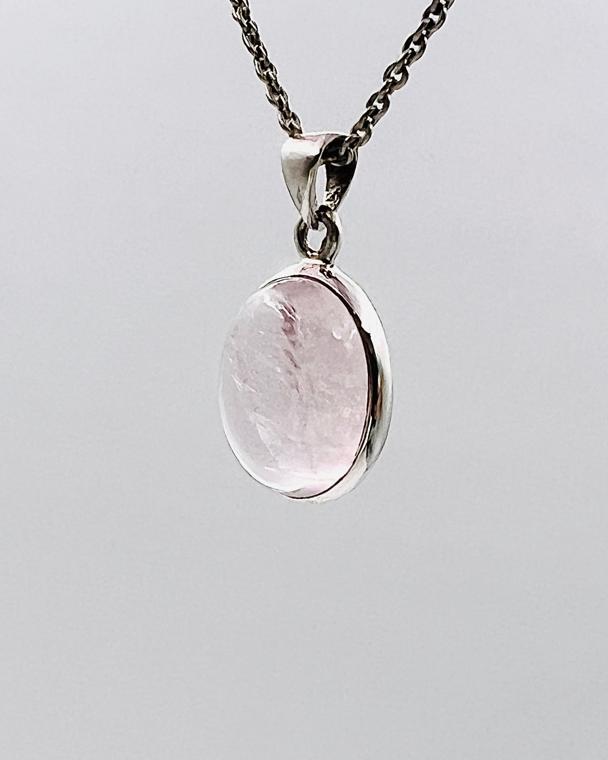 Rose Quartz in 0.925 Silver