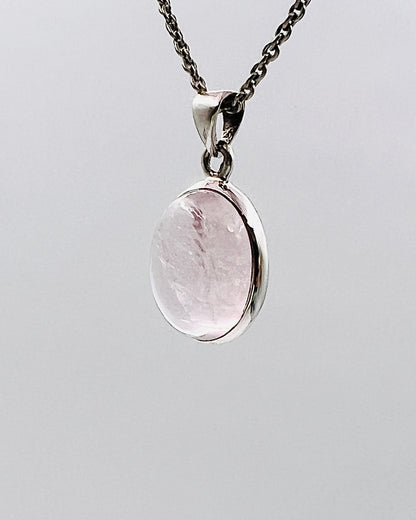 Rose Quartz in 0.925 Silver