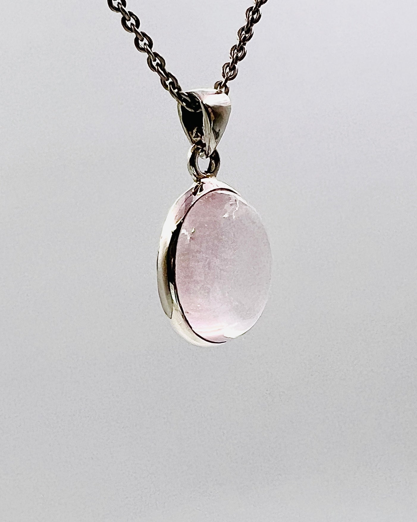 Rose Quartz in 0.925 Silver