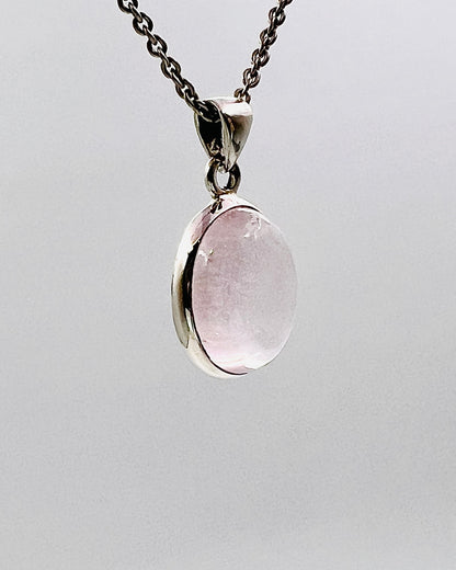 Rose Quartz in 0.925 Silver