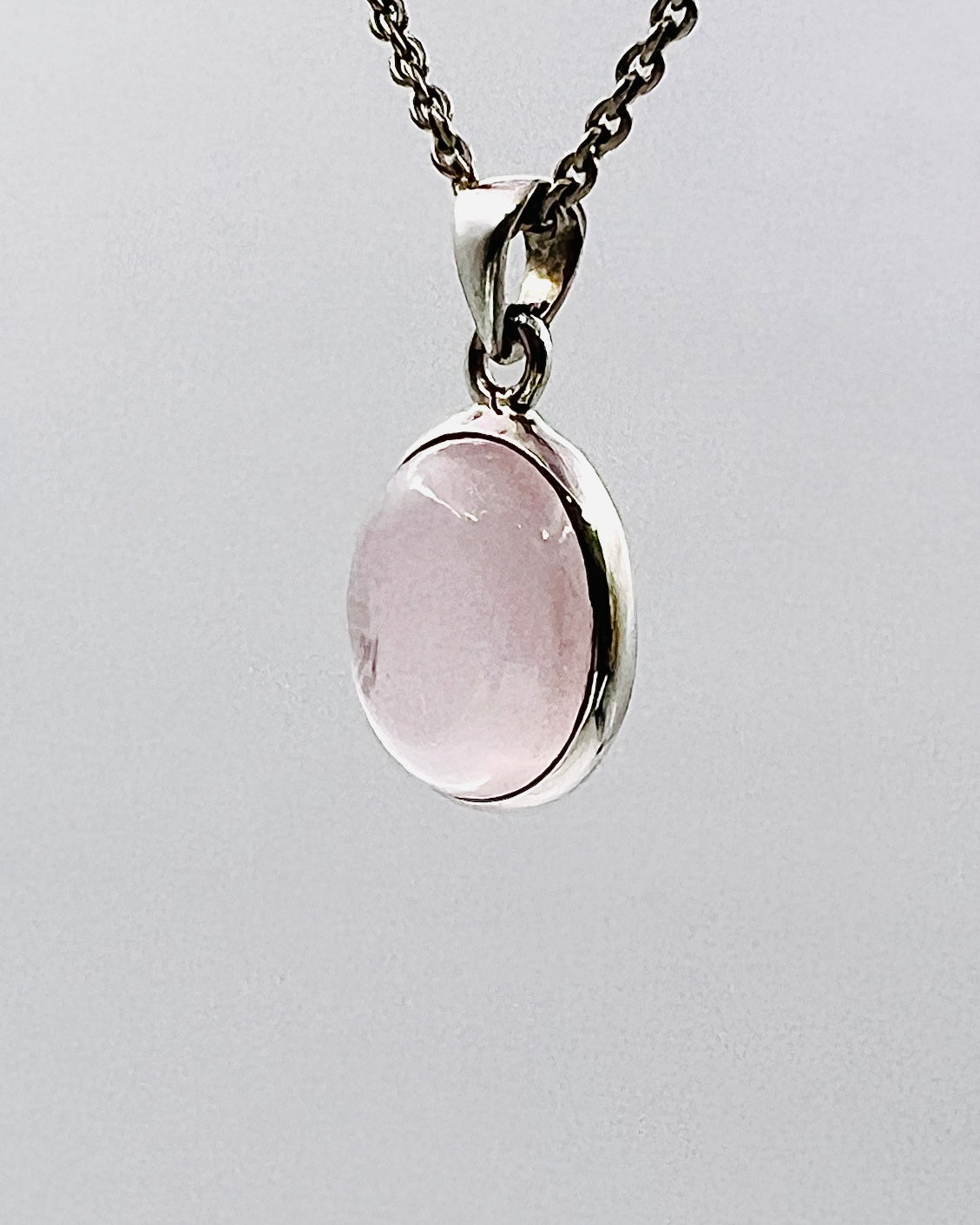 Rose Quartz in 0.925 Silver